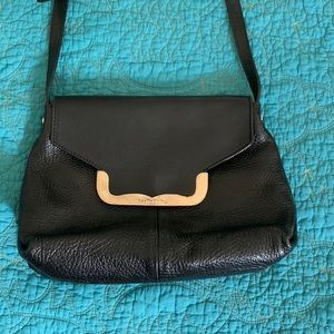 See by Chloe black leather crossbody bag